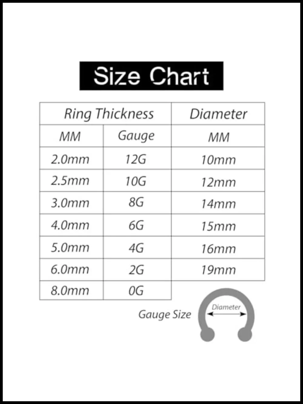 G23 Titanium Septum Ring Horseshoe Nose Piercing Circular Barbell Internally